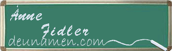 Änne Fidler Visitenkarte